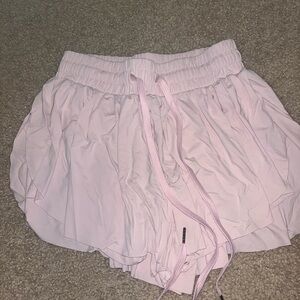 Light Pink Drawstring Shorts